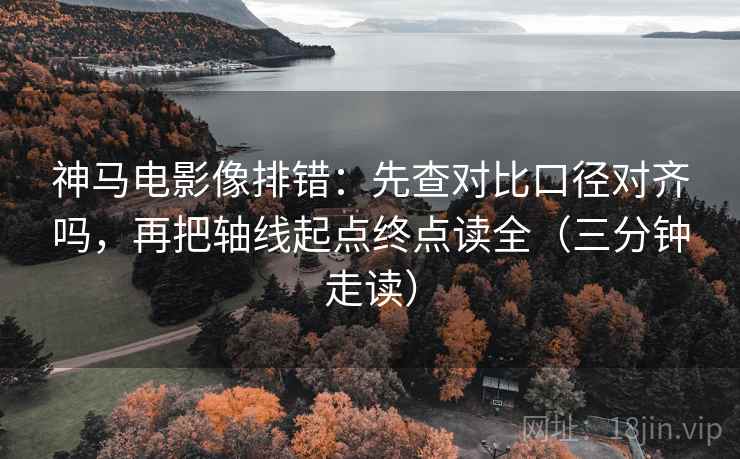 神马电影像排错：先查对比口径对齐吗，再把轴线起点终点读全（三分钟走读）